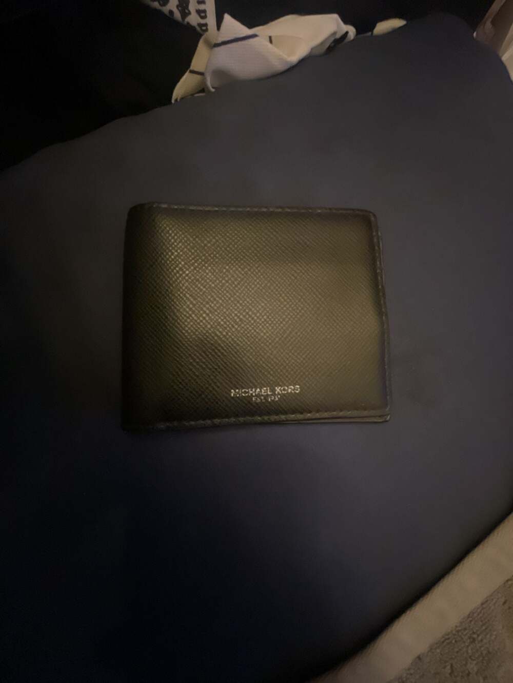 Michael Kors Harrison Crossgrain Leather Slim Billfold Wallet